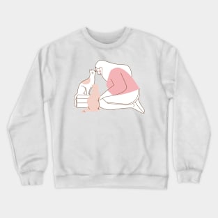 Cat mom playing with cats design Crewneck Sweatshirt